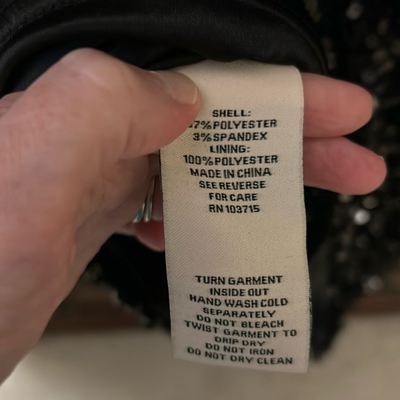 Nanette Lepore sequin black skirt - Picture 8 of 8